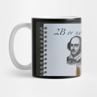 Shakespeare Pencil Pun Mug